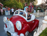 kids in Mickeys car