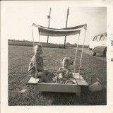 david and cathy in sandbox