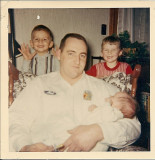 dad with all the kids