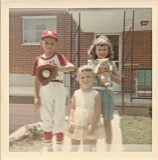 david, denise, and cathy at home