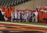 out of the tunnel