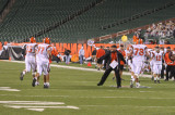 coach cook with offense after td