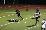 truesdell heads for the endzone
