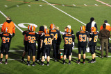 on the sideline