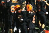celebrating interception