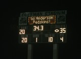near the end of the game