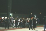 fans onto the field