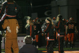 cheerleaders ready for the team to take the field