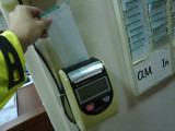 7.02am - punchin in. Siao liao! 2 minutes late!!!