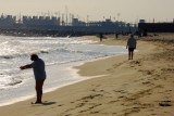 An autumn morning at the beach...