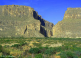 entrance to Santa Elena Canyon, Big Bend NP