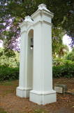This old slave bell stands in the Gardens