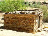 Traditionally built stone hut