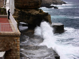 Wave Watching on the Rocky Coast of Puglia