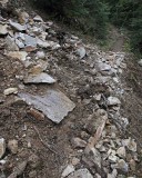 Rock Slide on Packwood Lake Trail, Looking West