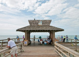 On the pier: head of the pier