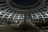 On top of the cupola at night