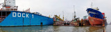 Drydock at Hamburg harbour