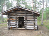 Some of the reindeer seemed to live in cabins