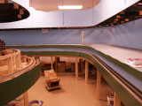 The lower level main aisle corner. Glenville Yard on the Right.