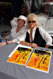 Linda Vaughn - First Lady of Motorsports (right)