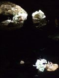 Entrance to Indian Head Cave and Reflection in Pool