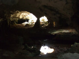 Entrance to Indian Head Cave and Reflection in Pool 02