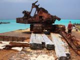 Rusting Barges on the Beach Middle Caicos 07