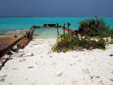 Rusting Barges on the Beach Middle Caicos 17