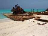Rusting Barges on the Beach Middle Caicos 19