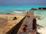 Rusting Barges on the Beach Middle Caicos 20