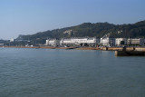 Across Dover Harbour to Buildings on Promenade