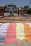 Colourful Saris and Buildings