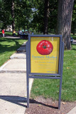 Sign at Farmers Market Entrance