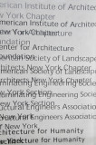 American Institute of Architecture, New York Chapter - Sign Shadows