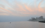Morning Fog at Sunrise - Kayaking in San Diego Bay