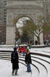 Snow Flurries at the Arch