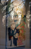 NYU Gallery Painting from Window with Washington Square Park Arch Reflection