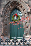Presbyterian Church - Hawthorne Tree Berries & Christmas Wreath