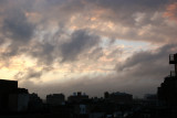 Breaking Storm at Sunset - West Greenwich Village