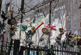 Sculpture Fence at La Plaza Cultural Community Garden