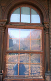 Swedish Cottage Window Reflections