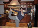 Stacy the acrobat!