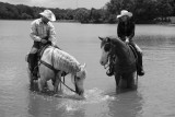 RIDING IN THE WATER