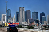 DALLAS SKYLINE FROM THE HIGHWAY