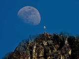 Moon Over Kings Canyon
