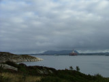 Oil Rigg on its way to Services at Aagotnes - Hjeltefjorden