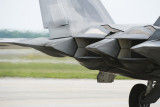 back end of a F-22