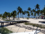 Incredible white sandy beaches, not a piece of litter to be found. It cost $40.00 pp to enjoy the park.