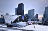 La Dfense under snow
